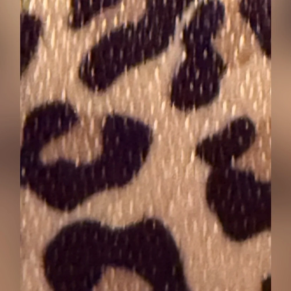 NWT Stylish Khaki & Black Leopard Print Dog Leash